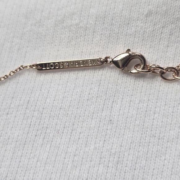 Kendra Scott Clove Multi-Strand Layered Necklace Rose Gold Color - Picture 3 of 5